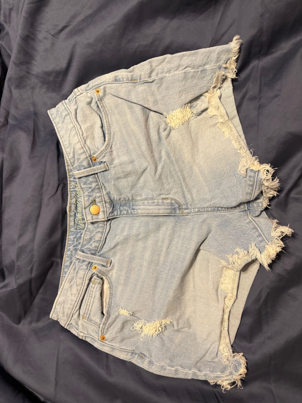 Universal Thread Light Blue Distressed Denim Cutoff Shorts